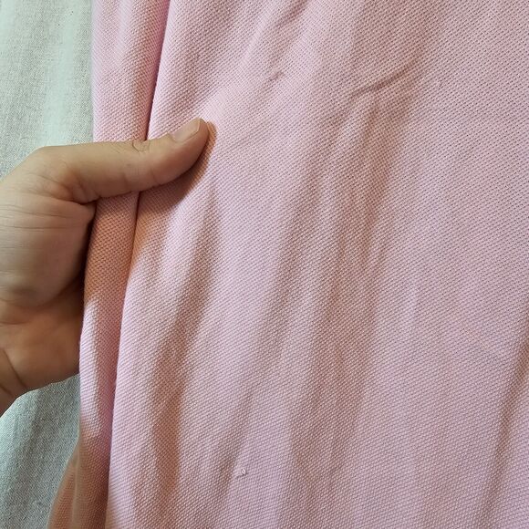 Polo by Ralph Lauren Men's Pink Polo Shirt XL And Extra Long *Small Flaws* - Picture 9 of 12